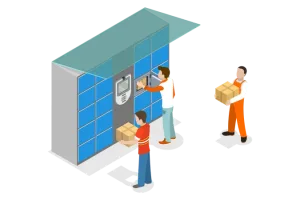 image: implementasi smart locker di berbagai industri